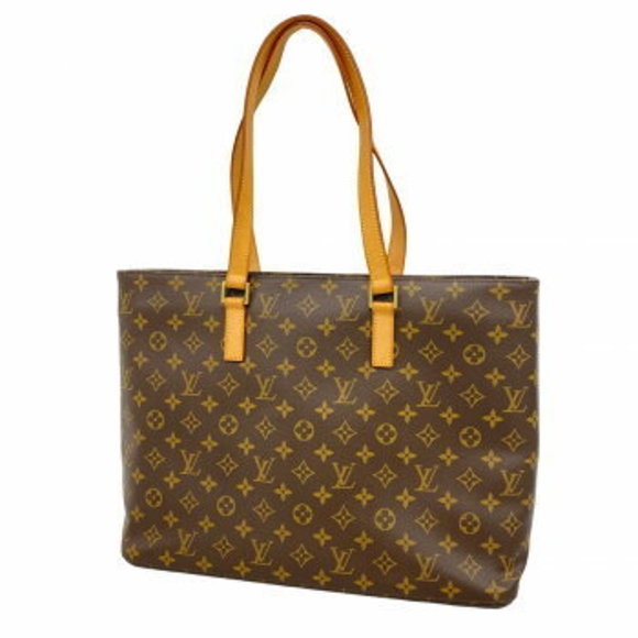 Louis Vuitton Monogram Luco Tote Bag Brown - Picture 1 of 9